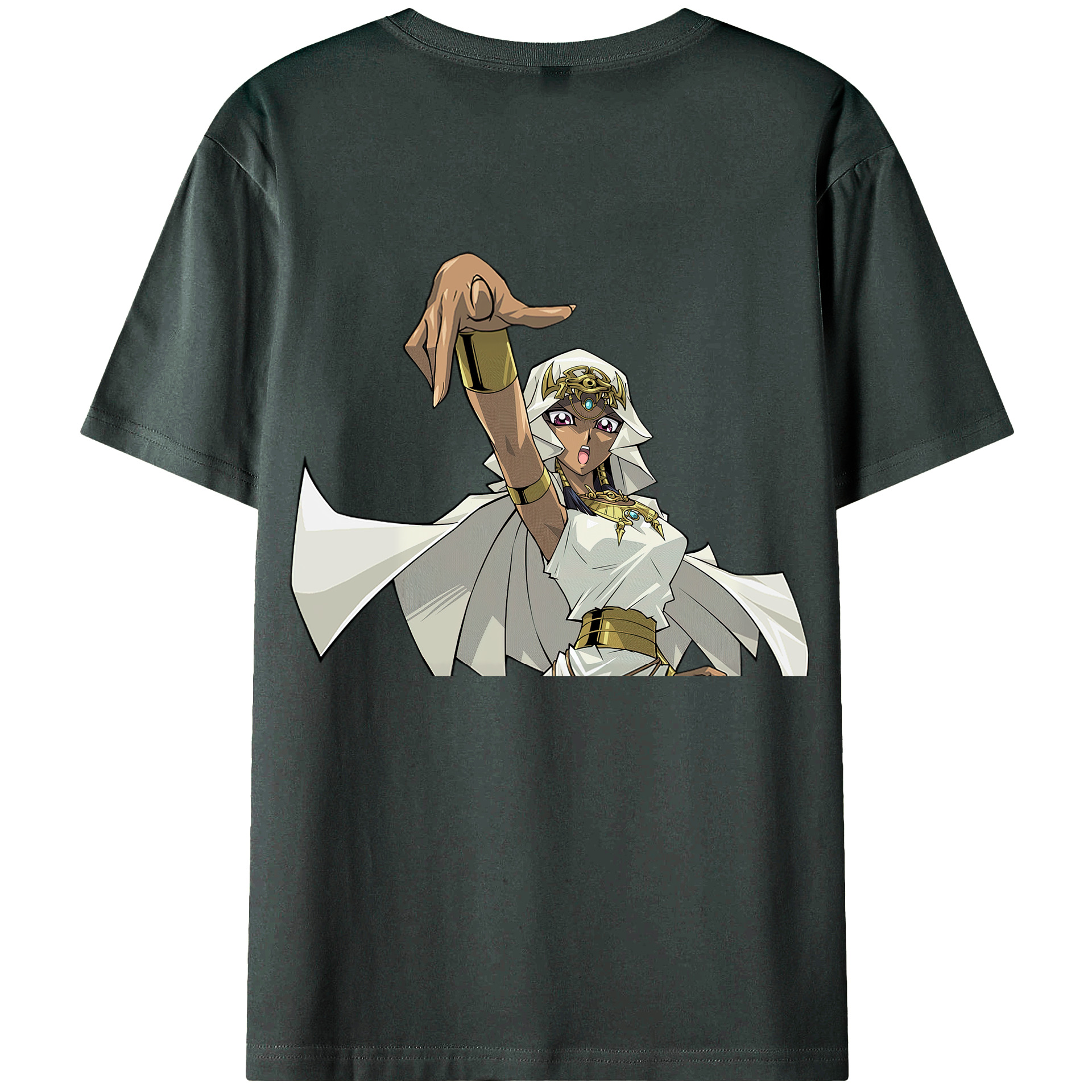 （画像用） 遊☆戯☆王 Yu-Gi-Oh! 綿100％ メンズ半袖Tシャツ（バックプリント） 通気性